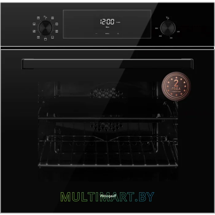 Электрический духовой шкаф Weissgauff EOV 306 SВ Black Еdition